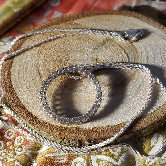 925 Eternity Necklace - Picture 3 of 7